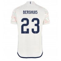Camiseta Ajax Steven Berghuis #23 Visitante Equipación 2023-24 manga corta